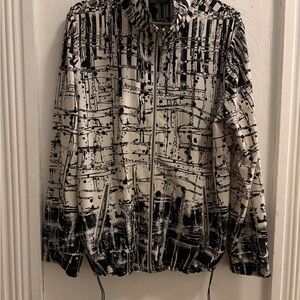 Black and White Abstract Jacket